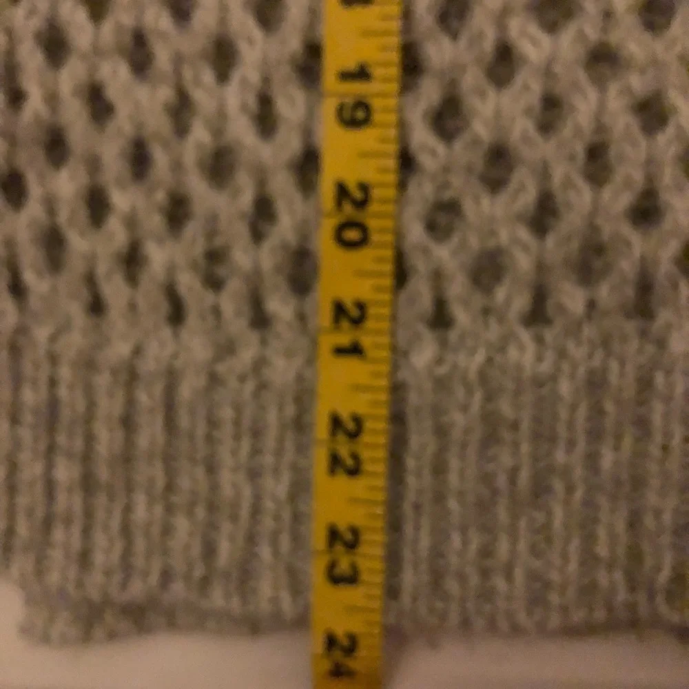 American Eagle Fair Isle Wool Blend Sweater XS Gray Purple Women's